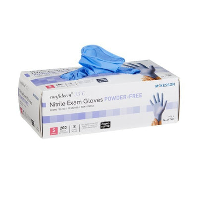 McKesson Confiderm 3.5C Nitrile Exam Glove, Blue - 765873_BX - 9