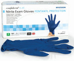 McKesson Confiderm 6.8C Nitrile Exam Glove, Blue - 1163940_BX - 2