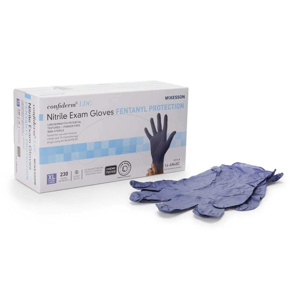 Mckesson Confiderm LDC Exam Gloves - 1159332_BX - 1