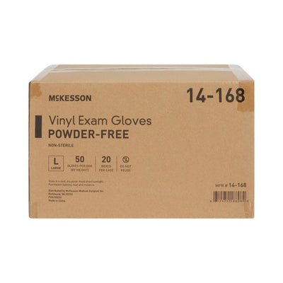 McKesson Confiderm Vinyl Exam Gloves - 871024_CS - 13