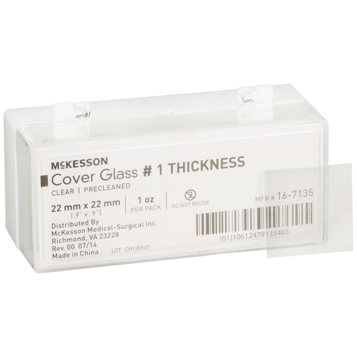 Mckesson Cover Glass - 483349_BX - 1