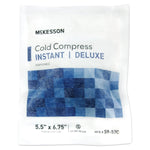 McKesson Deluxe Instant Cold Pack, General Purpose, Soft Cloth, Disposable, 5.5 X 6.75 Inch, Small - 521482_EA - 1