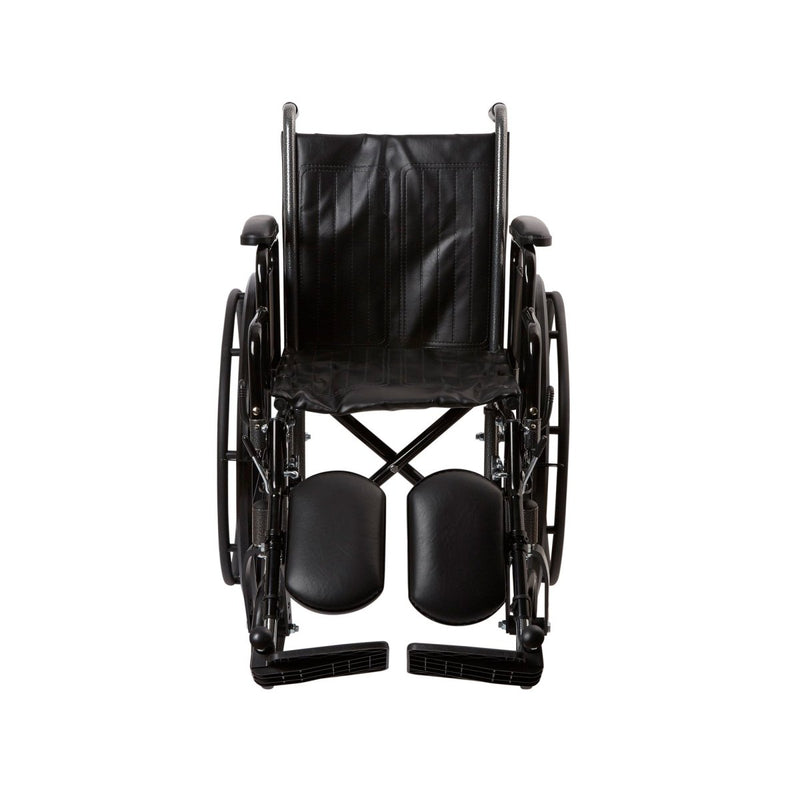 McKesson Dual Axle Wheelchair with Desk Length Arm Swing-Away Elevating Legrest - 1065273_EA - 2