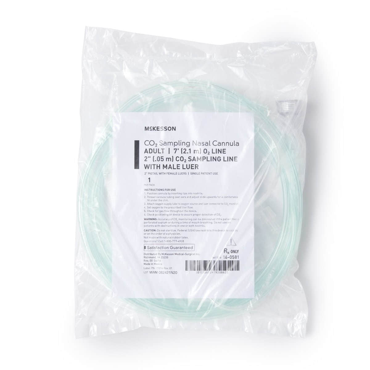 Mckesson Etco2 Nasal Sampling Cannula With O2 - 1000819_CS - 1