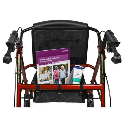 McKesson Folding Aluminum 4-Wheel Rollator - 1065267_EA - 33