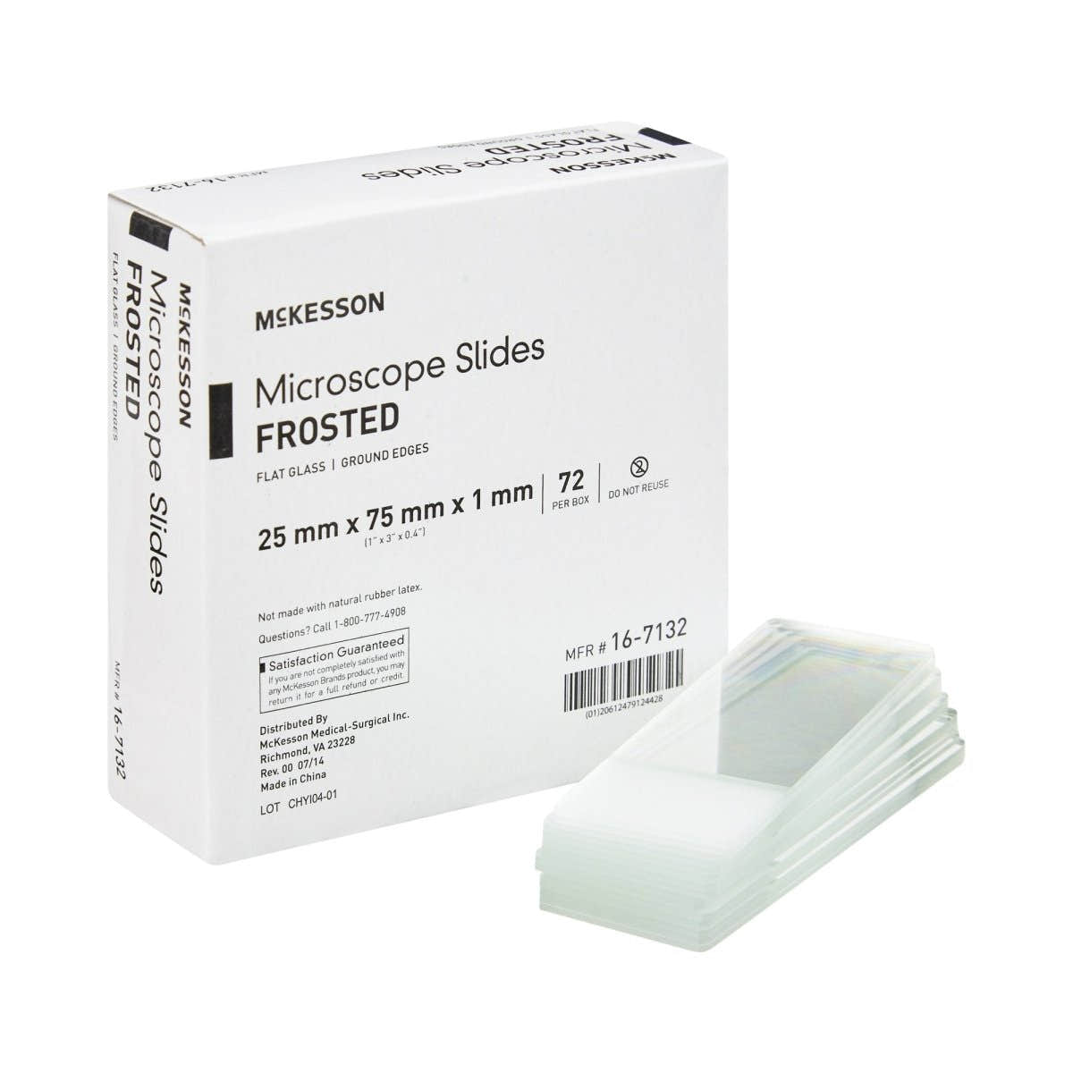 Mckesson Frosted Microscope Slide - 464498_BX - 1