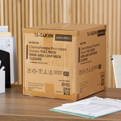 McKesson Full Back Chemotherapy Procedure Gown - 1177927_CS - 40