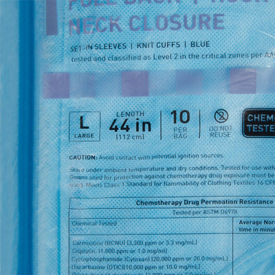 McKesson Full Back Chemotherapy Procedure Gown - 1177928_CS - 15