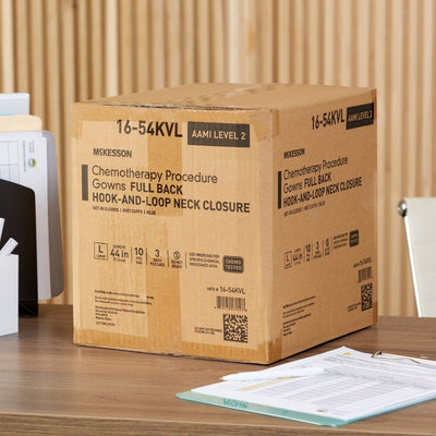 McKesson Full Back Chemotherapy Procedure Gown - 1177928_CS - 20