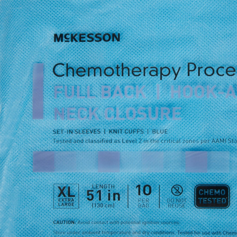 McKesson Full Back Chemotherapy Procedure Gown - 1177929_CS - 56