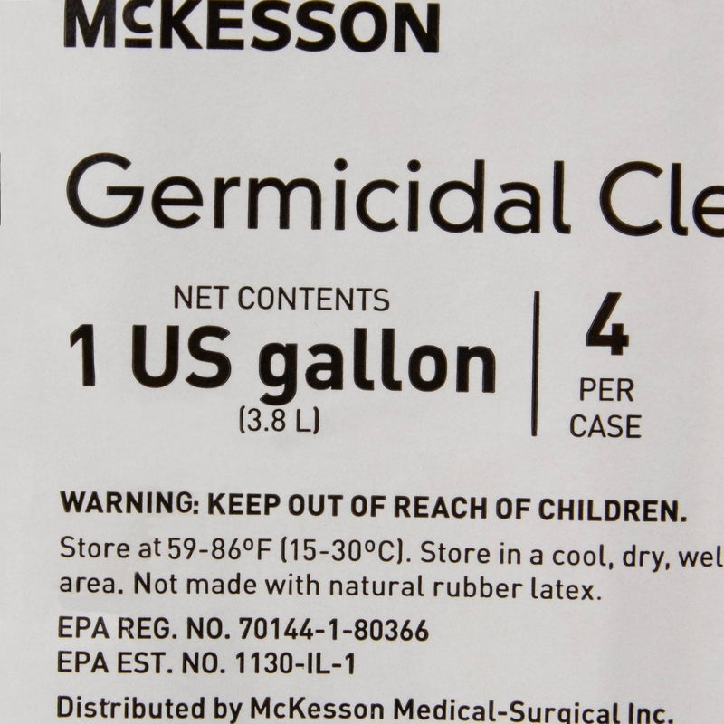 McKesson Germicidal Surface Disinfectant Cleaner, 1 gal.. Jug - 1103353_EA - 12