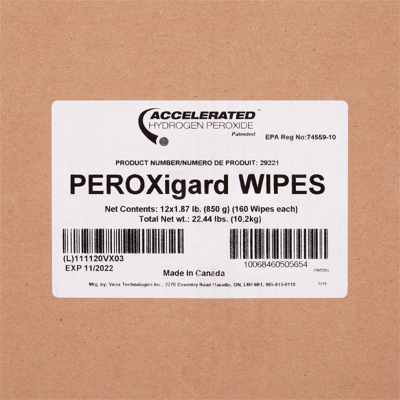 McKesson Hydrogen Peroxide Surface Disinfectant Wipes - 1180316_CS - 10