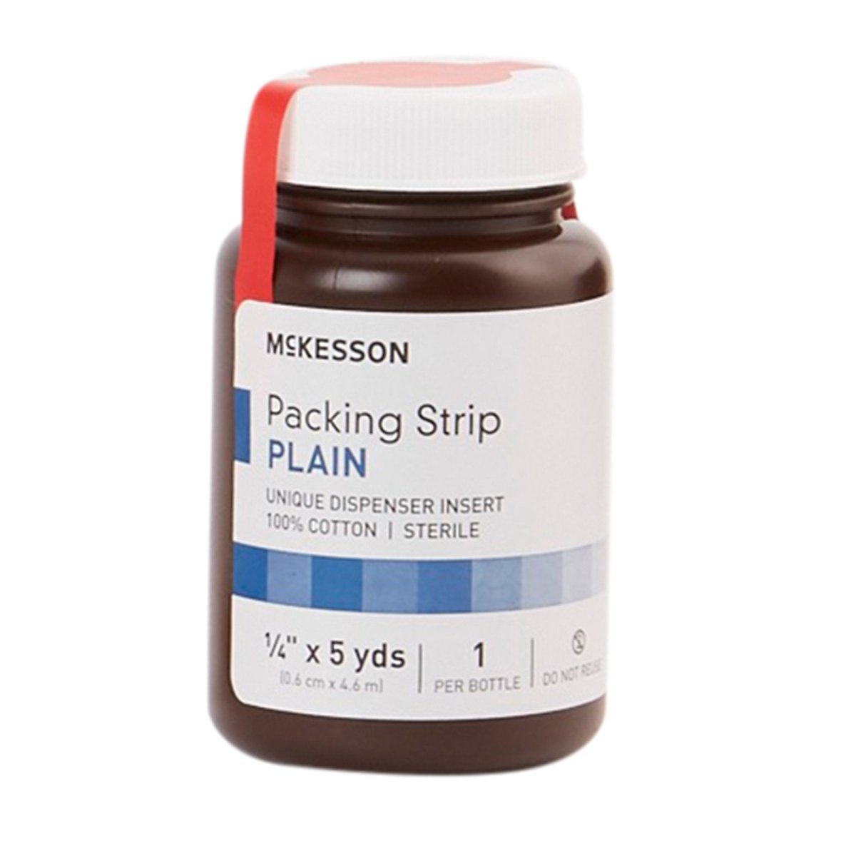 McKesson Nonimpregnated Wound Packing Strip, ¼ Inch x 5 Yard - 470436_BT - 1