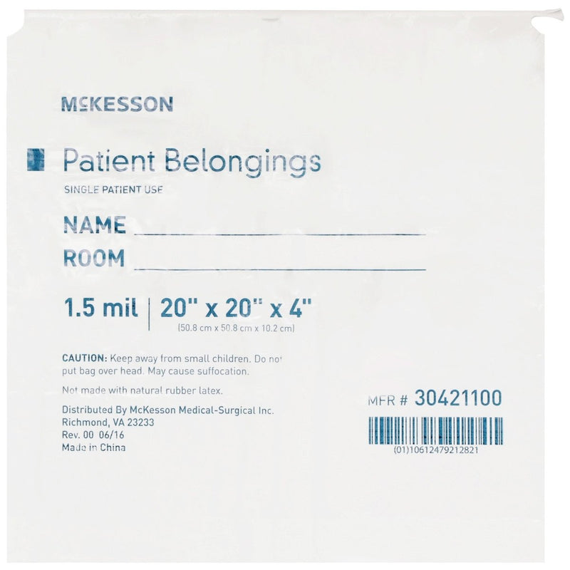 McKesson Patient Belongings Bag - 447753_EA - 28