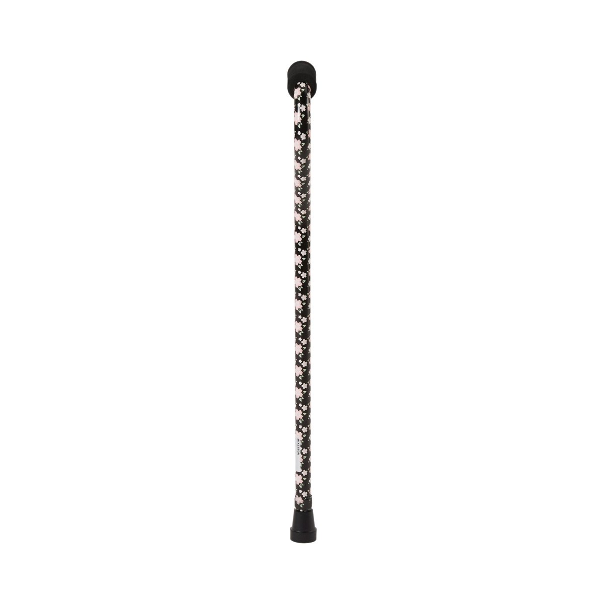 McKesson Pink Floral Offset Cane, Aluminum, 30 – 39 Inch Height - 1103358_EA - 1