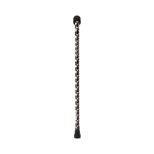 McKesson Pink Floral Offset Cane, Aluminum, 30 – 39 Inch Height - 1103358_EA - 1