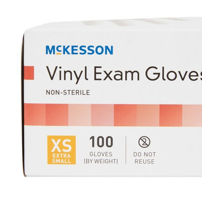 McKesson Powder-Free Vinyl Exam Gloves - 712735_BX - 17