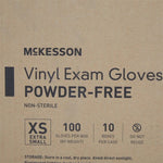 McKesson Powder-Free Vinyl Exam Gloves - 712735_CS - 19