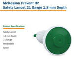 McKesson Prevent HP Push Button Safety Lancets - 1217988_BX - 5