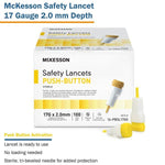 McKesson Push Button Safety Lancets - 1217991_BX - 5