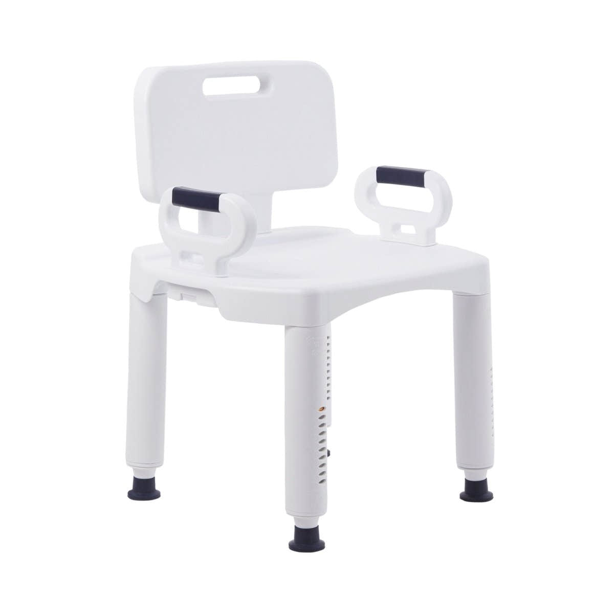 McKesson Removable Arm Rail Plastic Removable Back Bath Bench, 20½ Inch Width - 1065204_CS - 2