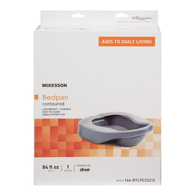 McKesson Reusable Contoured Bedpan - 1103357_CS - 3