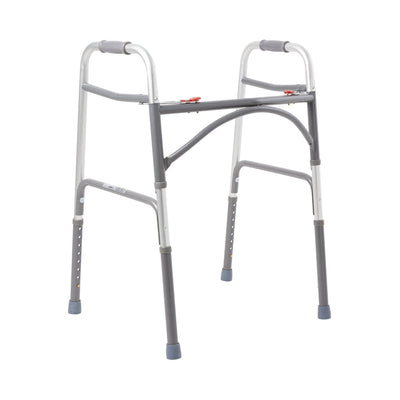 McKesson Steel Bariatric Folding Walker, 32½ – 39 Inch Height - 1065262_CS - 2