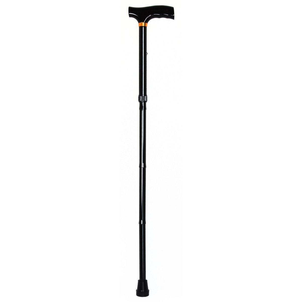 McKesson T-Handle Foldable Cane, Black - 1065212_EA - 1