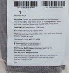 McKesson Terries Adult Slipper Socks Skid-Resistant Tread Sole and Top - 558996_PR - 24