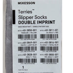 McKesson Terries Adult Slipper Socks Skid-Resistant Tread Sole and Top - 558996_PR - 25