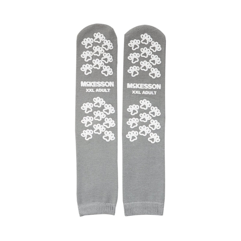 McKesson Terries Adult Slipper Socks Skid-Resistant Tread Sole and Top - 558996_PR - 21