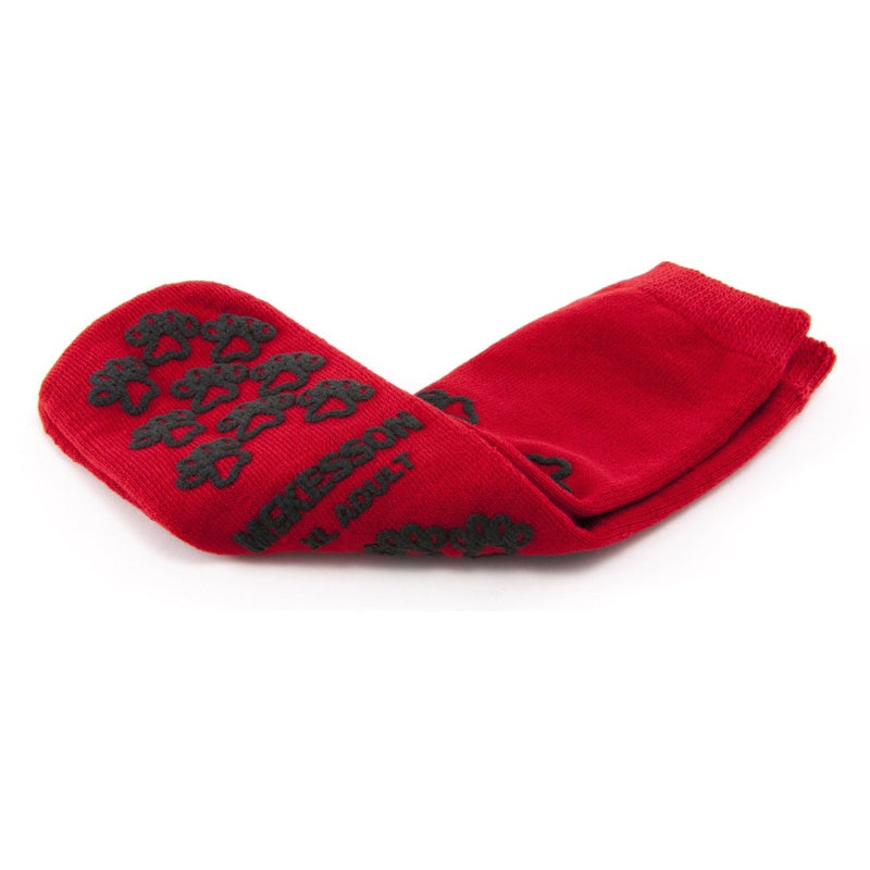 McKesson Terries Adult Slipper Socks Skid-Resistant Tread Sole and Top - 553042_PR - 57