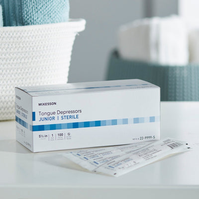 McKesson Tongue Depressors Junior 5.5" Length Wood - 854424_BX - 20