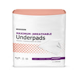 McKesson Ultimate Breathable Underpads, Maximum Protection, 24 Inch x 36 Inch - 1075428_BG - 1