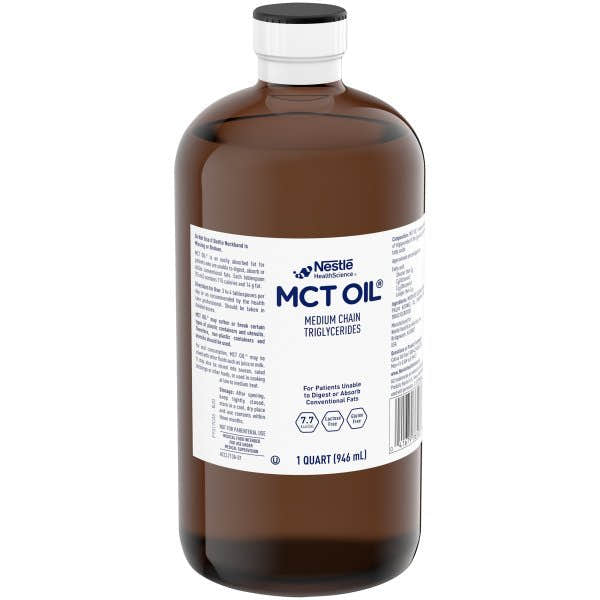 MCT Oil Unflavored Oral Supplement, 32 oz. Bottle - 331681_EA - 2