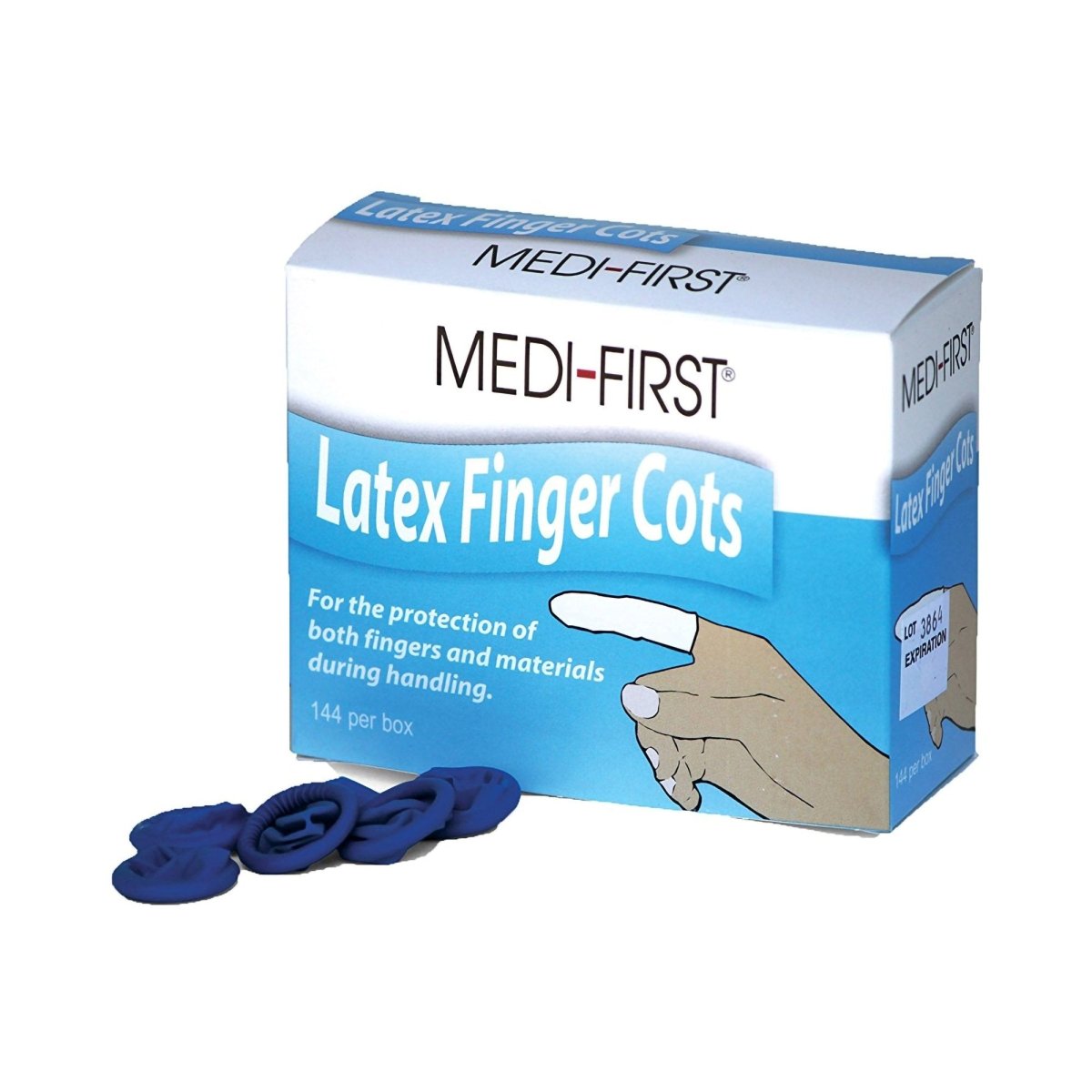 Medi-First Finger Cot - 1018700_BX - 1 Medi-First Finger Cot - 1018700_BX - 1