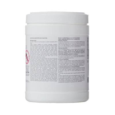 Metrex CaviWipes Surface Disinfectant Alcohol-Based Wipes, Non-Sterile, Disposable, Alcohol Scent, Canister, 6 X 6.75 Inch - 884611_CS - 10