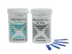 microdot Blood Glucose Test Strips - 843655_BX - 1