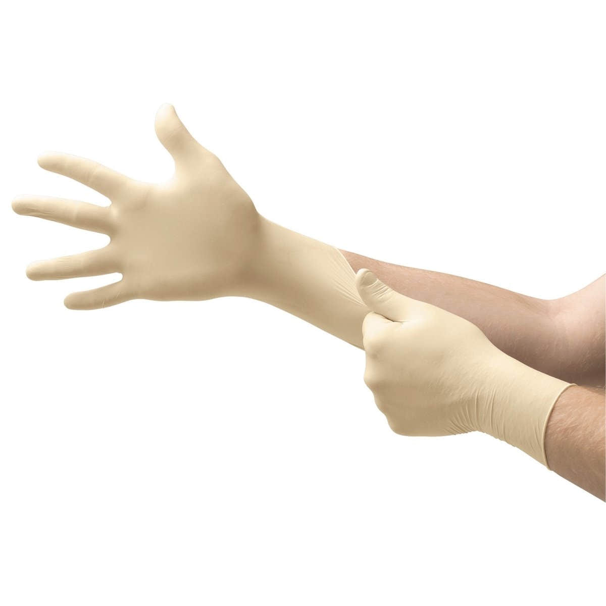 Microflex ComfortGrip Latex Gloves, Natural - 571054_BX - 1