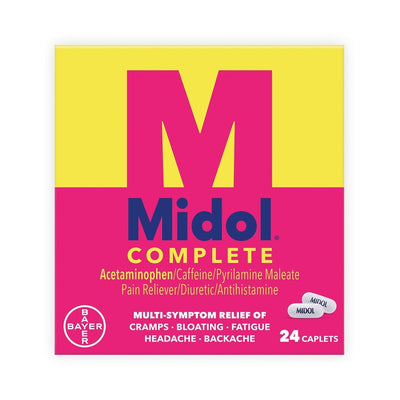 Midol Complete Acetaminophen / Caffeine / Pyrilamine Maleate Cramp Relief - 783600_BX - 1