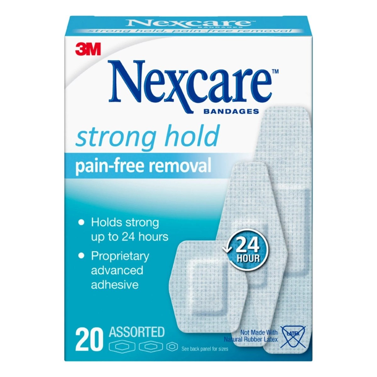 Nexcare Sensitive Skin White Adhesive Strips - 1084064_PK - 1