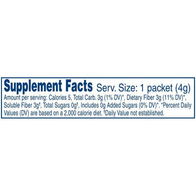 Nutrisource Fiber Unflavored Oral Supplement, 4 Gram Individual Packet - 777275_EA - 4