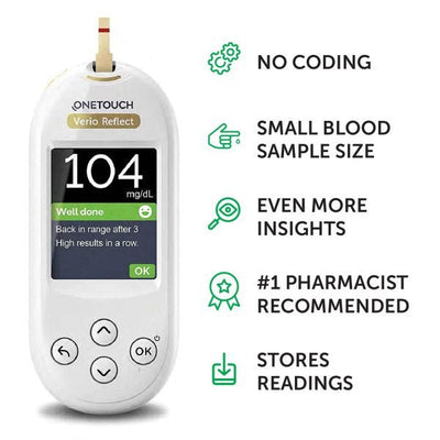 OneTouch Verio Blood Glucose Meter - 1151164_EA - 4