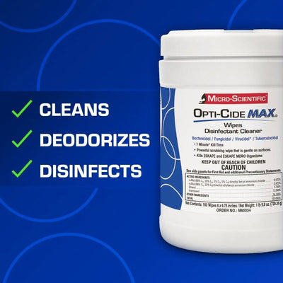 Opti-Cide Max Surface Disinfectant Cleaner Wipes - 1100339_CS - 18
