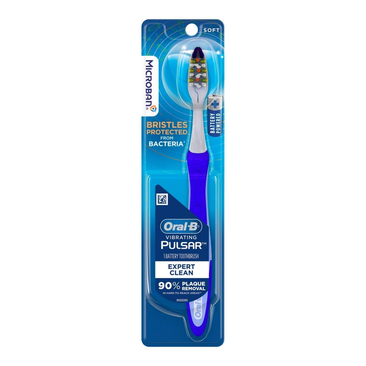 Oral-B Vibrating Pulsar Battery Toothbrush with Microban - 1231760_EA - 1