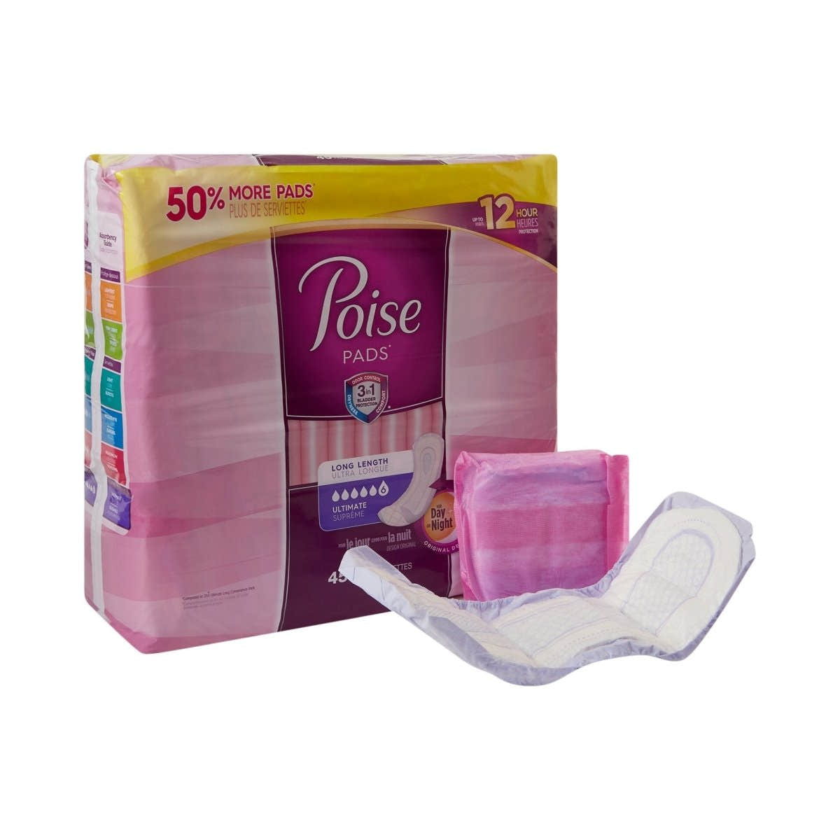 Poise Female Bladder Control Disposable Pads - 950218_CS - 1