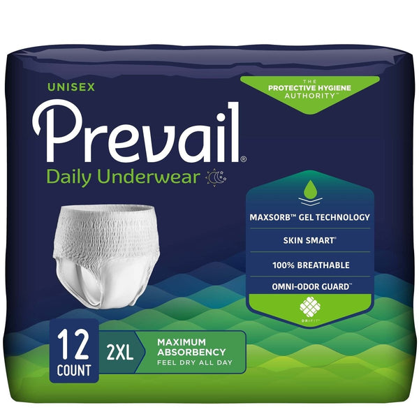 Prevail Daily Underwear Maximum Absorbent Underwear -Unisex - 579584_CS - 1