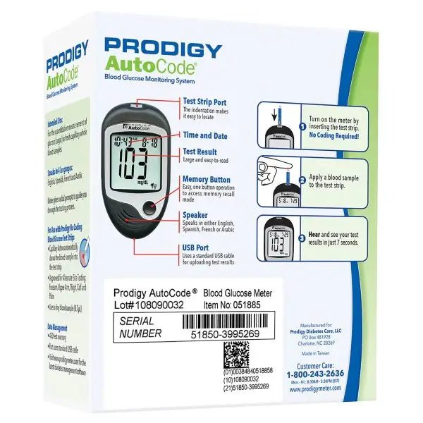 Prodigy AutoCode Blood Glucose Meter - 842600_EA - 2