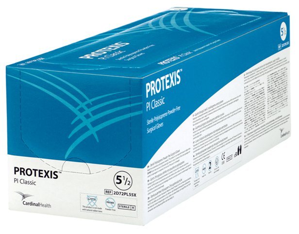 Protexis PI Classic Polyisoprene Standard Cuff Length Surgical Glove, Ivory - 807214_BX - 2