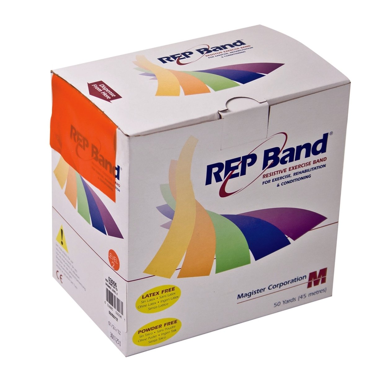 REP Band Exercise Resistance Band, Orange, 4 Inch x 50 Yard - 560504_EA - 1